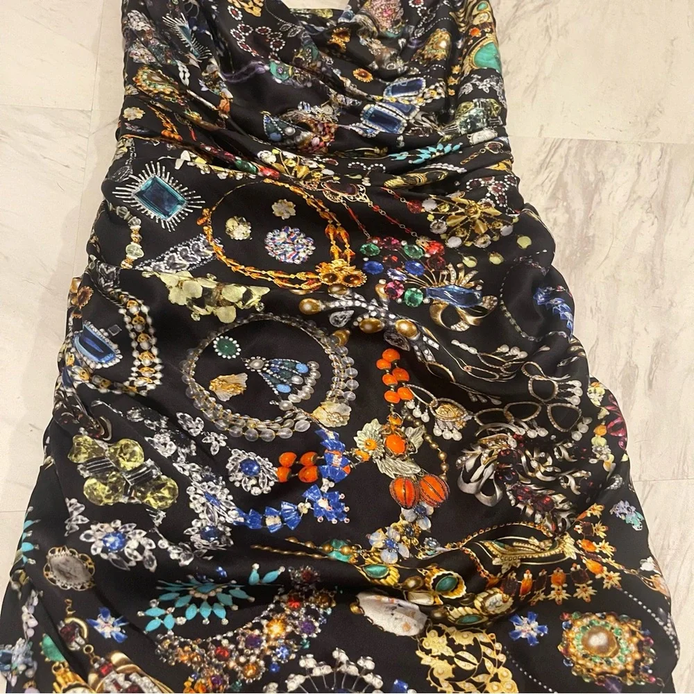DAVID MEISTER RUCHED DRESS - Picture 4 of 12